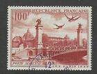 TIMBRE AIR FRANCE 1949 100 FRANCS ROUGE - SG1076 - BON D'OCCASION - CATALOGUE 9 £