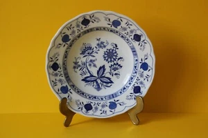 Ingres Weiss Form Marienbad Zwiebelmuster Suppenteller Teller 22,5 cm - Picture 1 of 2