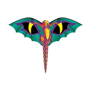 X-Kites, Deluxe Fiberglasrahmen robuster Nylon Drachen, 67" Spannweite, Dragon - Bild 1 von 5