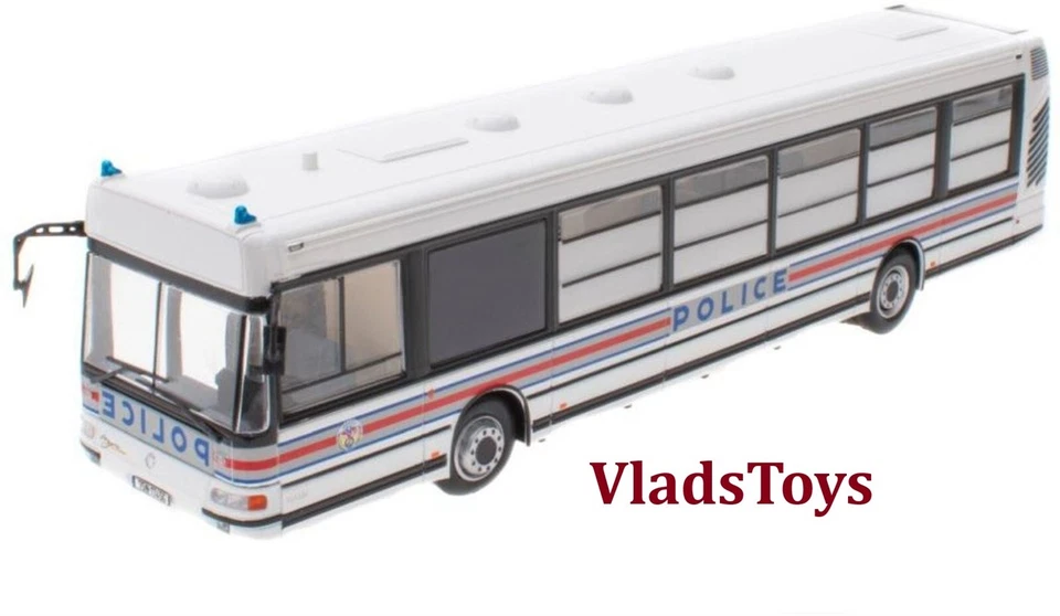 Autobuses Hachette del Mundo 1/43 Irisbus Ágora Policía Nacional Francia 2002 HB100 Foto 1 de 3