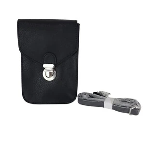 Women's Black Touch Screen Crossbody Purse New - Picture 1 of 9