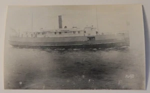 Steamship Steamer SUNBEAM real photo postcard RPPC United Fruit Company - Picture 1 of 2