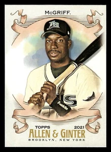 2021 Topps Allen & Ginter SP Fred McGriff #319 Tampa Bay Devil Rays Card - Picture 1 of 2