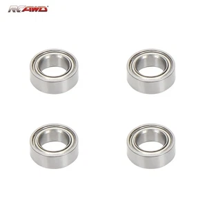 4 piezas de rodamiento de bolas 4x7x2,5 mm para Losi 1-16 mini-B 1-18 mini-T 2x2 piezas de actualización  - Imagen 1 de 7