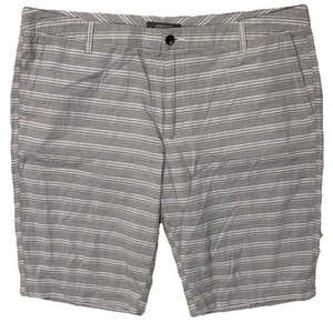 Kenneth Cole Shorts Herren 38 Reaction Khaki Hellblau Baumwolle Streifenmuster - Bild 1 von 5