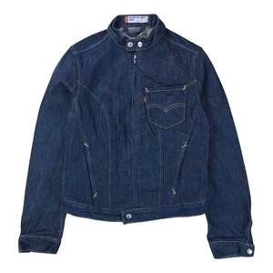 Levis Engineered Jeans Denim Giacca Biker Vintage Donna S - Foto 1 di 8