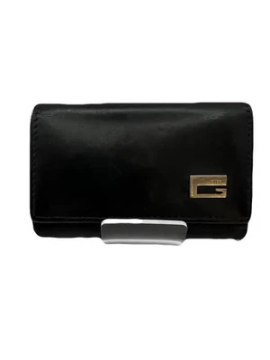 Gucci Key Wallet Key Case 6 Hooks Leather Black USED T1728-7 - Image 1 of 4