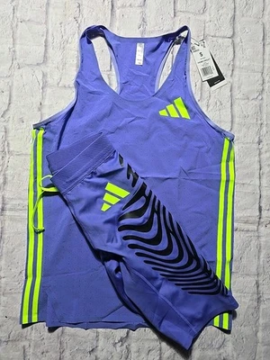 Adidas Pro Elite Kit Masculino Singlet e Meia-calça Masculina Pequeno Novo em Folha Raro  - Imagem 1 de 4