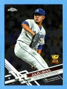 2017 Topps Chrome #60 Julio Urias All-Star Rookie Los Angeles Dodgers - Picture 1 of 1