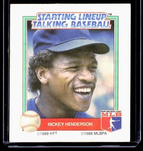 1988 Starting Lineup Talking Baseball All-Stars Rickey Henderson Yankees #23 - Picture 1 of 2