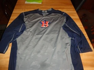Maglia Nike DRI-FIT PRO Houston Astros manica 3/4 taglia X Large - Foto 1 di 6