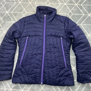 Merrell Selectdry Quilted Puffer Jacket Women’s Medium Navy Hiking Walking - Picture 1 of 10