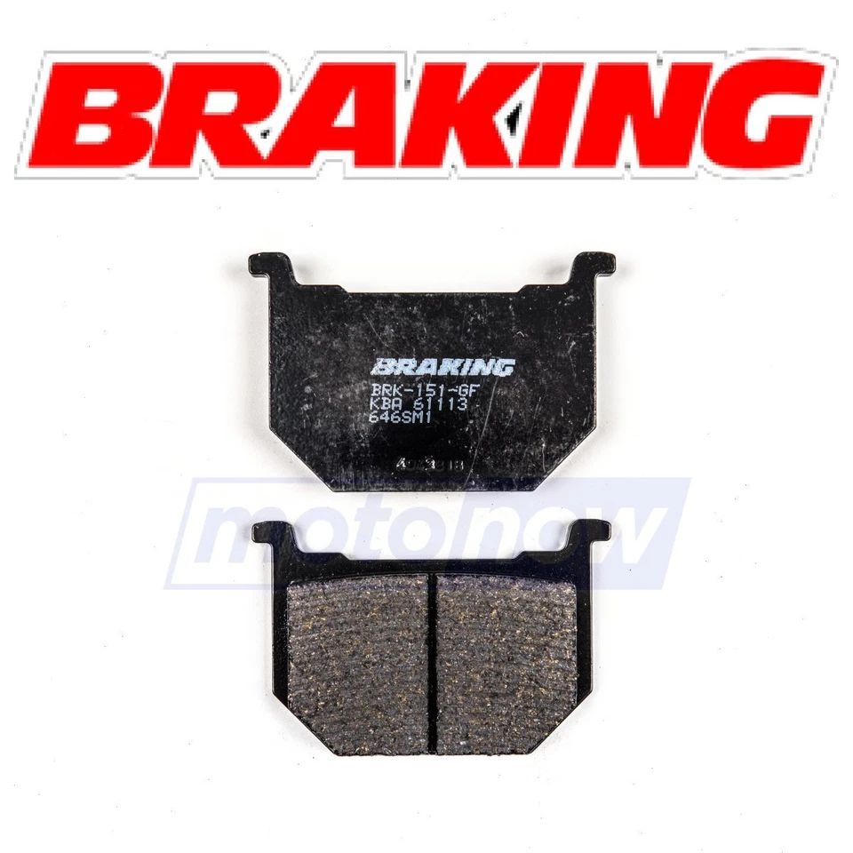 Braking Front SM1 Semi Metallic Pads for 1980-1981 Suzuki GS1000G - Brake nv - Imagem 1 de 4
