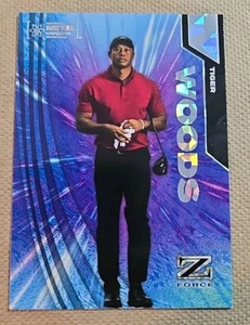 2024 Skybox Metal Universe Champions Z Force RAVE #1 Tiger Woods #'d 73/150 - Picture 1 of 3