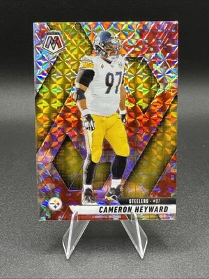 2025 Panini Mosaic - Cameron Heyward #172 Red Camo Prizm - Image 1 of 2