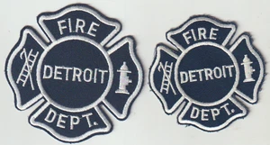 Parches del Departamento de Bomberos de Detroit MI enviados desde Australia - Imagen 1 de 1