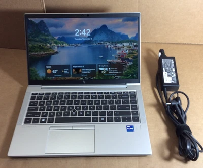 HP EliteBook 840 Aero G8 TOUCH i7-1165G7, 16GB PC4 / 512GB NVMe [Win11 Pro] w/AC - Image 1 of 4