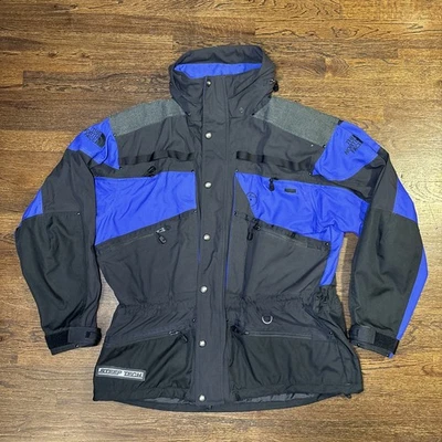 Vintage North Face Steep Tech Ski Jacket XX-Large Black/Blue Scot Schmidt - Image 1 of 4