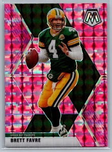 2020 Panini Mosaic #81 Brett Favre Prizm Camo Pink - Picture 1 of 2