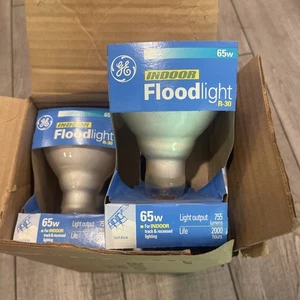 BOX OF 6 GE Indoor Floodlights 65W 755 Lumens 2000 Hours Each NEW NIB 8864812 - Picture 1 of 4