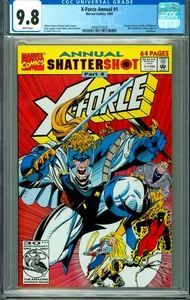 X-FORCE ANNUAL #1 CGC 9.8 WP Non-Circulated MARVEL 1992 Sienkiewicz - Picture 1 of 1
