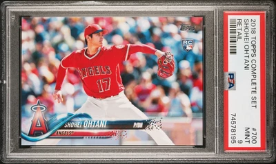 Shohei Ohtani 2018 Topps Comp Set Retail Rookie RC #700 PSA 9 ¡Como nuevo! DODGERS MVP! Foto 1 de 2