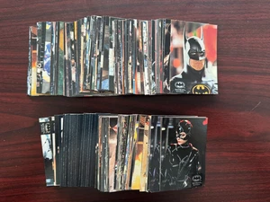 1992 TOPPS STADIUM CLUB BATMAN RETURNS COMPLETE SET 1-100 & 75 Duplicates, EX-NM - Picture 1 of 3