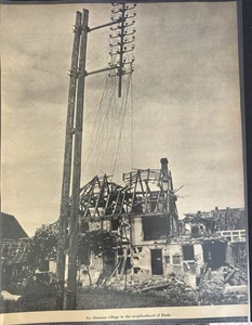 Buchausschnitt Foto Elsässer Dorf Basel Schweiz 1945 - Bild 1 von 1