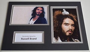 Russell Brand Signed Autograph A4 photo display Comedian TV Film AFTAL & COA - Picture 1 of 8