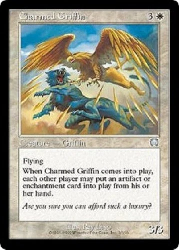Charmed Griffin x4 NM-VLP  Magic The Gathering  MTG Mercadian Masques, # 7 - Image 1 of 1