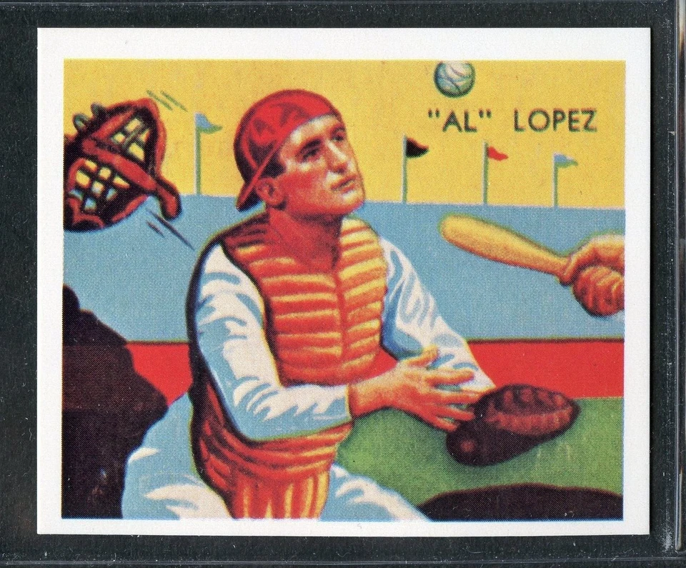 1934-36 Diamond Stars Reprints - #28 - Al Lopez - Brooklyn Dodgers - Image 1 of 1