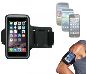 FASCIA DA BRACCIO PORTA CELLULARE CUSTODIA SPORTIVA PER SMARTPHONE COLORE NERO - Imagen 1 de 1