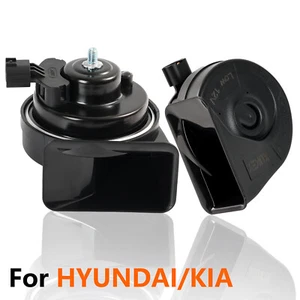 110-125db Loud High & Low Tone Snail Horn For Kia Sportage Rio Hyundai Accent - Picture 1 of 8