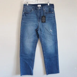 Pantalones de mezclilla rectos para mujer Serra Retreat by Joie Rucker talla 10/30 azules nuevos - Imagen 1 de 14