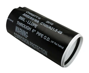 30 in. x 400 ft. x 8 mil Black Plastic Polywrap Christy's Pipe Corrosion Protect - Picture 1 of 1