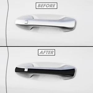 Superposición de vinilo cromado Delete Blackout para Hyundai 2020-22 manija de puerta empalizada - Imagen 1 de 6