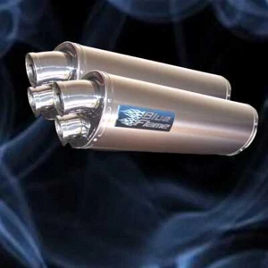 Suzuki SV1000 2003-2007 Exhaust Silencer Muffler - Twin Port - Titanium - Picture 1 of 2