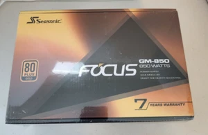 Fuente de alimentación Seasonic FOCUS GM-850 80 Plus Gold NUEVA sellada - Imagen 1 de 6