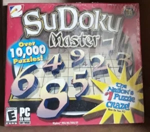 SuDoku Master (PC CD) New US Retail Store Edition Sealed - Picture 1 of 1