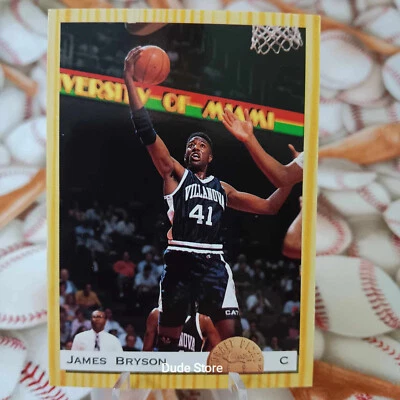 1993 Classic Basketball Draft - James Bryson #17 - Villanova - Image 1 of 2