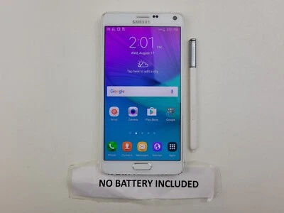 Samsung Galaxy Note 4 (SM-N910P) 32GB - White (Sprint) Smartphone - H1142 - Image 1 of 4