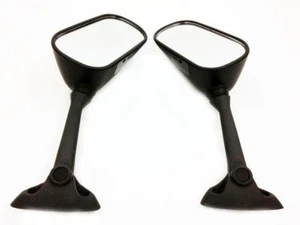 Espejos retrovisores laterales negros nuevos para moto Suzuki GSXR600/GSXR750 2004-2005 K4 - Imagen 1 de 4