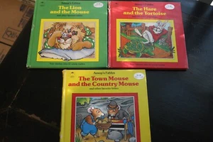 Vintage Aesop's Fables Hardcover Little Books Lot--Read Description - Imagen 1 de 10