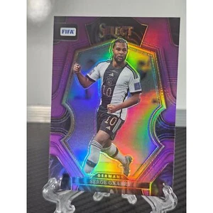 2022-23 Panini Select FIFA Mezzanine Purple Prizm Serge Gnabry 50/75 - Imagen 1 de 5