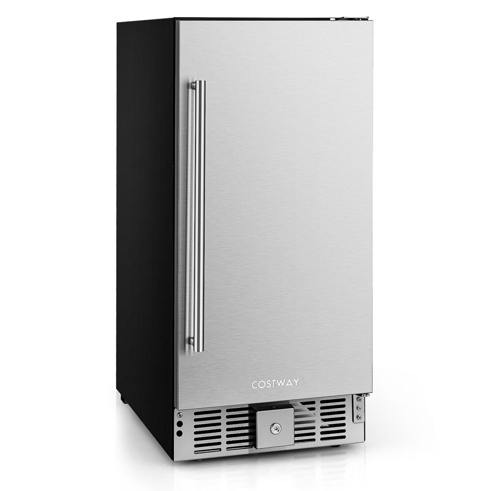 Compact Refrigerator Under-counter Freestanding Fridge w/ Adjustable Temperature
