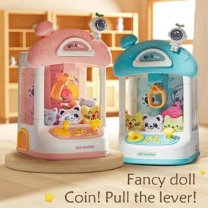 Doll Machine Coin Operated Play Game Mini Claw Catch Toy Machines Dolls Maquina - Picture 1 of 10