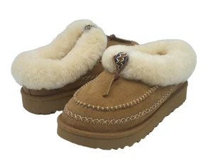 UGG TASMAN ALPINE WOMEN SLIPPERS SUEDE CHESTNUT US 10 /UK 8 /EU 41 - Picture 1 of 6