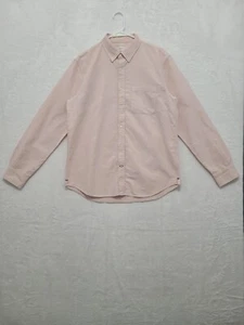 Club Monaco Men's Slim Fit Pink Salmon Oxford Size L - Picture 1 of 9