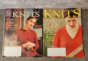 Interweave Knits Magazine Lot Of 2 Fall 2005 Summer 2011 Crafts - Picture 1 of 12