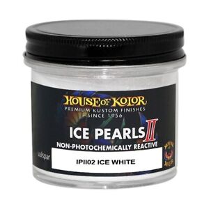 House of Kolor IPII02-C01 Ice Pearls White II Custom Sparkle Effect 2 oz.